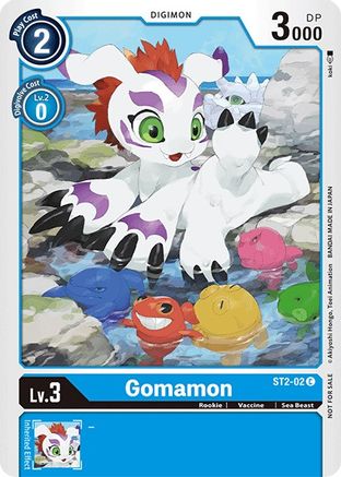 Gomamon (Official Tournament Pack Vol.3) (ST2-02) - Starter Deck 02: Cocytus Blue