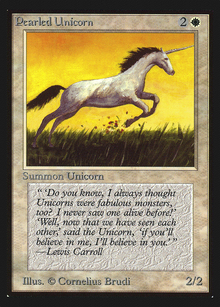 Pearled Unicorn (IE) (IED-) - Intl. Collectors' Edition