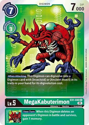 MegaKabuterimon (EX1-040) - Classic Collection Foil