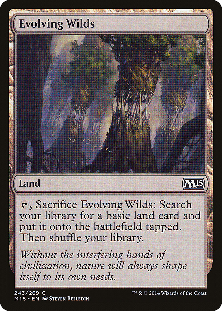 Evolving Wilds (M15-243) - Magic 2015 Foil