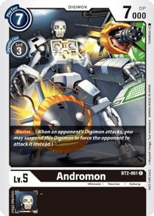 Andromon (Double Diamond Pre-Release) (BT2-061) - Release Special Booster 1.0