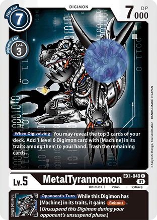 MetalTyrannomon (EX1-049) - Classic Collection