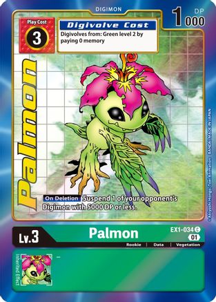 Palmon (Alternate Art) (EX1-034) - Classic Collection Foil