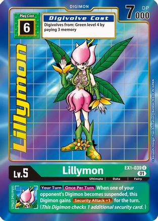 Lillymon (Alternate Art) (EX1-039) - Classic Collection Foil
