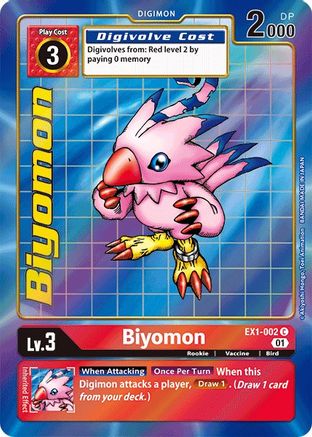 Biyomon (Alternate Art) (EX1-002) - Classic Collection Foil