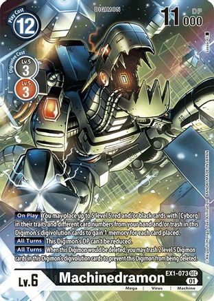 Machinedramon (Alternate Art) (EX1-073) - Classic Collection Foil