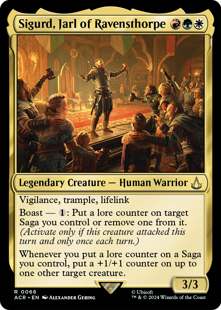 Sigurd, Jarl of Ravensthorpe (ACR-066) - Assassin's Creed Foil