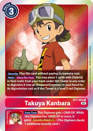 Takuya Kanbara (BT7-085) - Next Adventure Foil