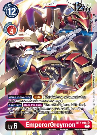 EmperorGreymon (BT7-016) - Next Adventure Foil