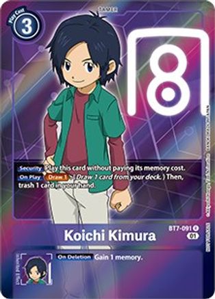Koichi Kimura (Box Topper) (BT7-091) - Next Adventure Foil