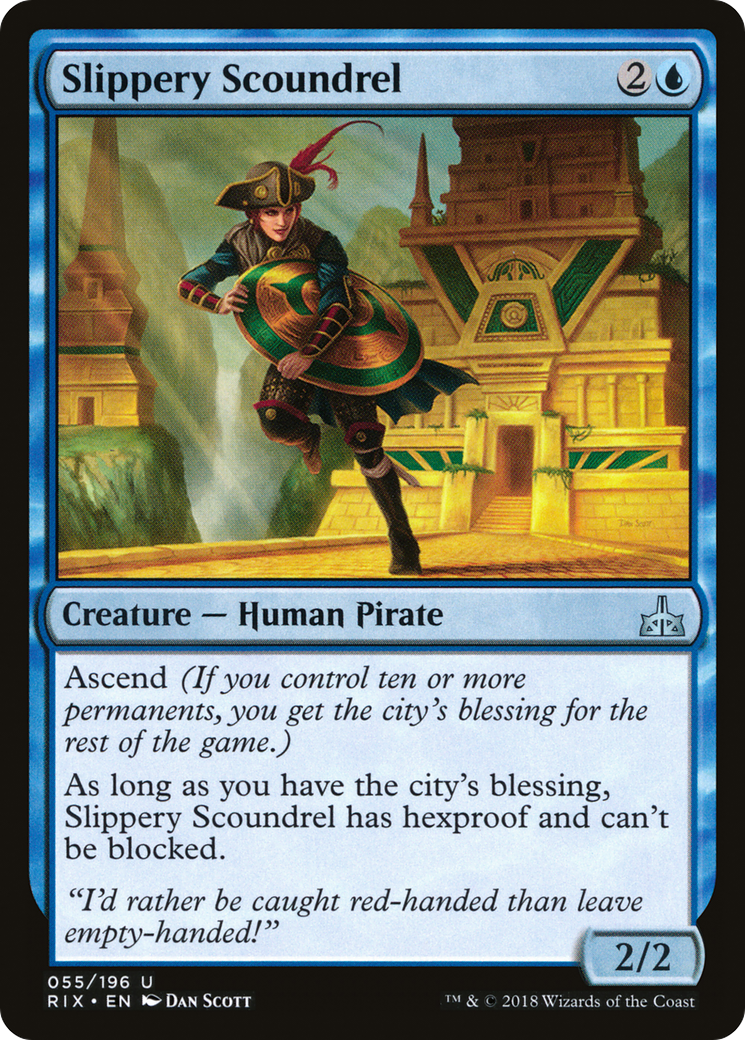 Slippery Scoundrel (RIX-055) - Rivals of Ixalan