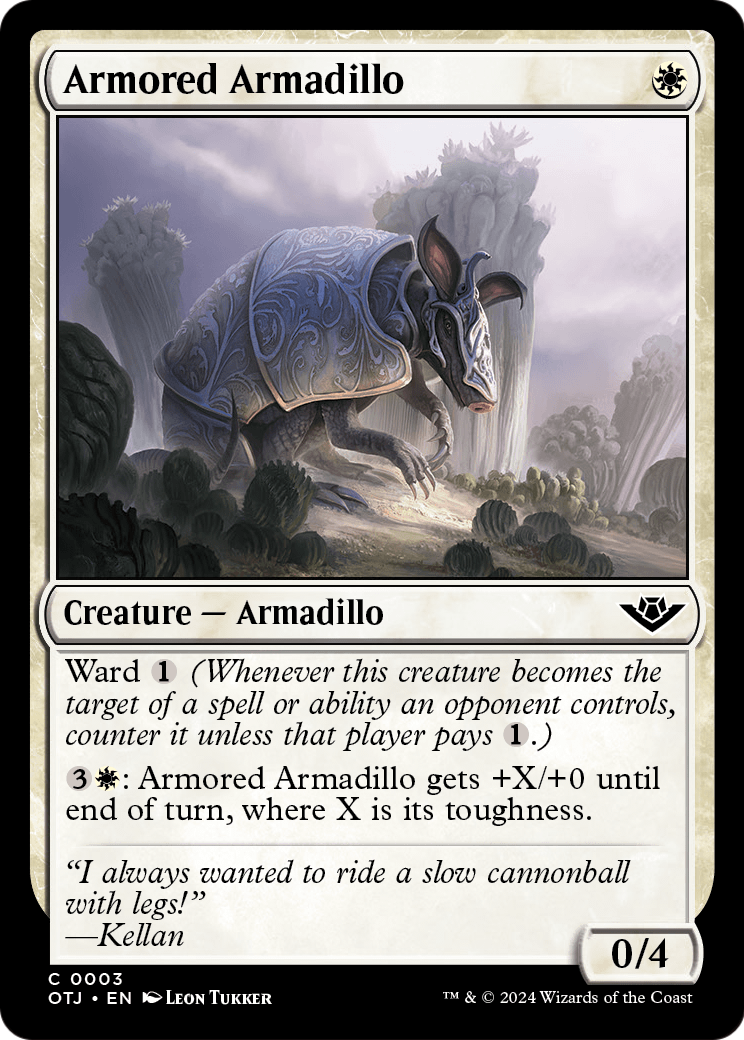 Armored Armadillo (OTJ-003) - Outlaws of Thunder Junction