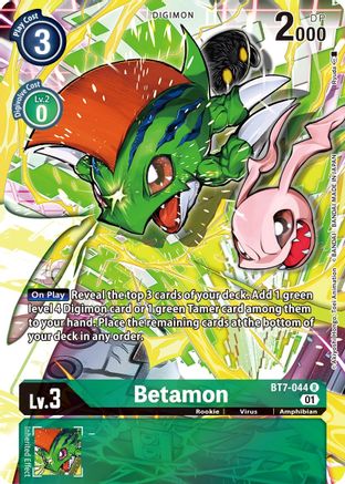 Betamon (Alternate Art) (BT7-044) - Next Adventure Foil