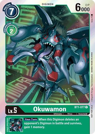 Okuwamon (2021 Championship Finals Event Pack 1) (BT1-077) - Release Special Booster