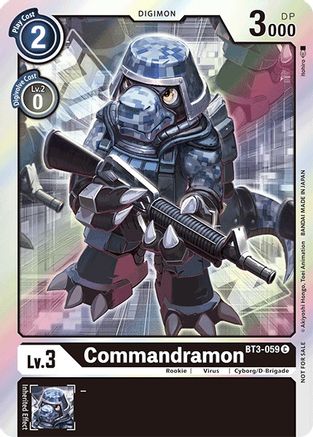 Commandramon (2021 Championship Finals Event Pack 1) (BT3-059) - Release Special Booster