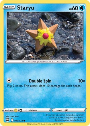 Staryu 030  SWSH09 Brilliant Stars - Common