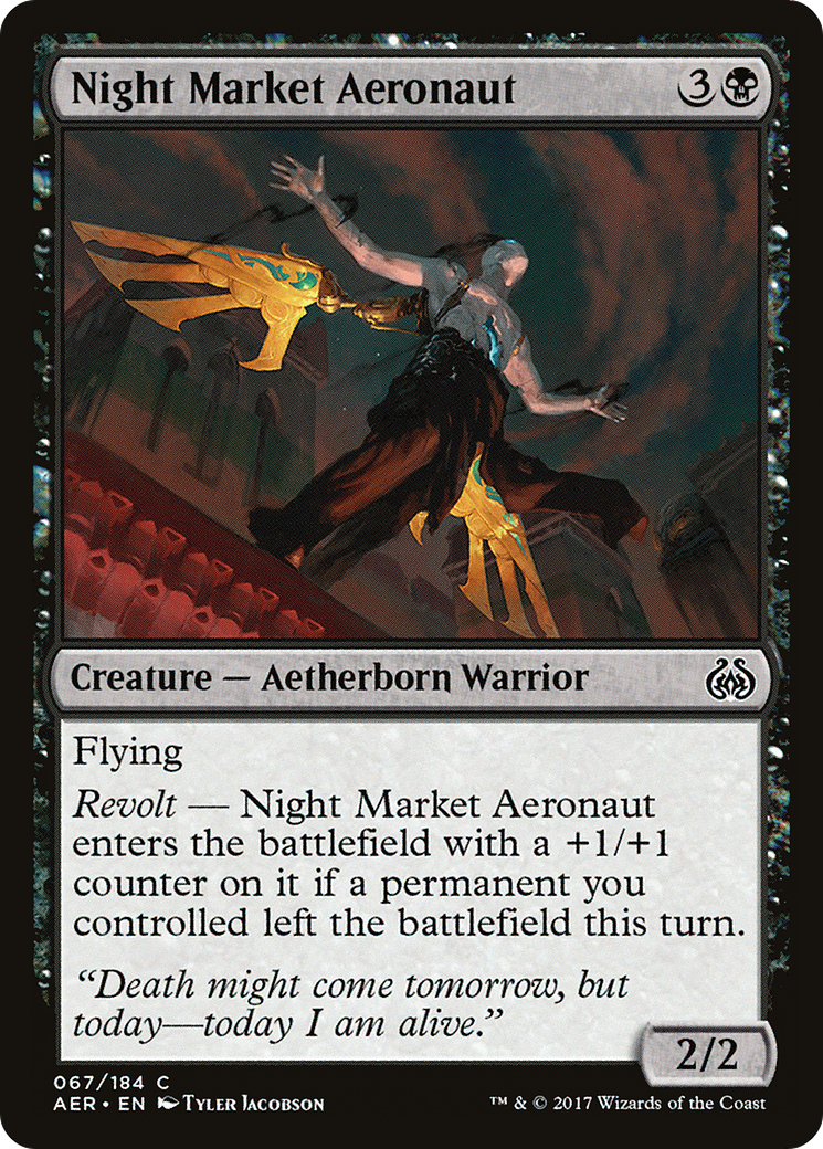 Night Market Aeronaut (AER-067) - Aether Revolt Foil