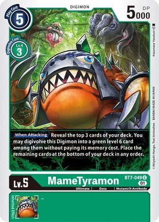 MameTyramon (BT7-049) - Next Adventure