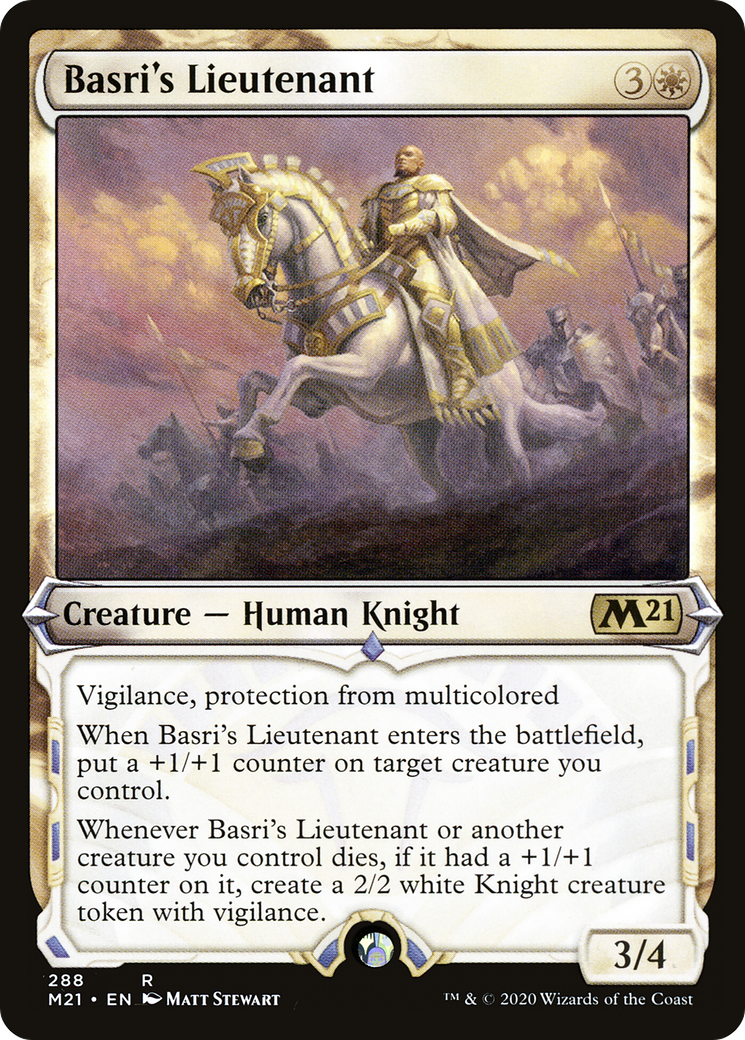 Basri's Lieutenant (Showcase) (M21-288) - Core Set 2021: (Showcase) Foil