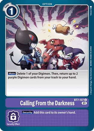 Calling From the Darkness (BT7-107) - Next Adventure