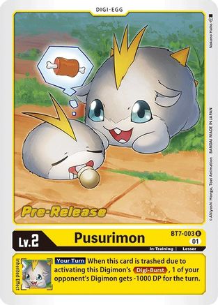 Pusurimon (BT7-003) - Next Adventure Pre-Release Cards Foil