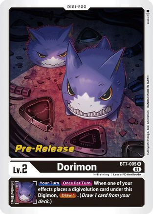 Dorimon (BT7-005) - Next Adventure Pre-Release Cards