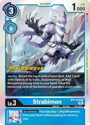 Strabimon (BT7-019) - Next Adventure Pre-Release Cards Foil