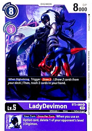 LadyDevimon - BT3-088 (Official Tournament Pack Vol.4) (BT3-088) - Release Special Booster 1.0