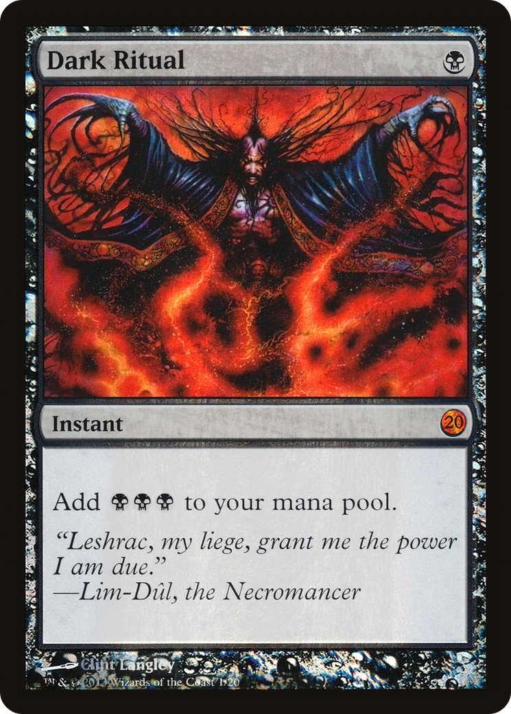 Dark Ritual (V13-001) - From the Vault: Twenty Foil