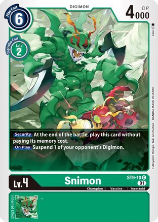Snimon (ST9-10) - Starter Deck 09: Ultimate Ancient Dragon