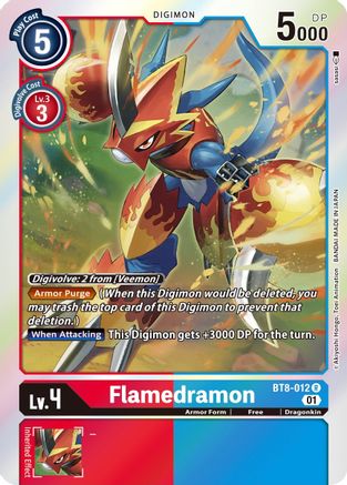 Flamedramon (BT8-012) - New Awakening Foil