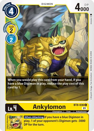 Ankylomon (BT8-036) - New Awakening