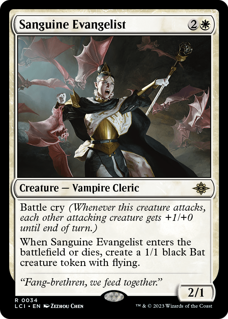 Sanguine Evangelist (LCI-034) - The Lost Caverns of Ixalan Foil