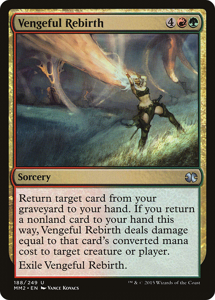 Vengeful Rebirth (MM2-188) - Modern Masters 2015