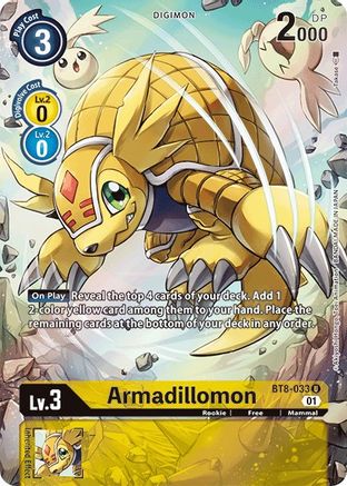 Armadillomon (Alternate Art) (BT8-033) - New Awakening Foil
