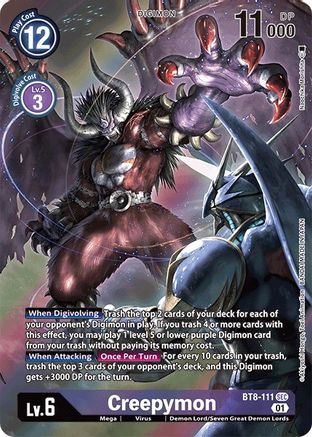 Creepymon (Alternate Art) (BT8-111) - New Awakening Foil