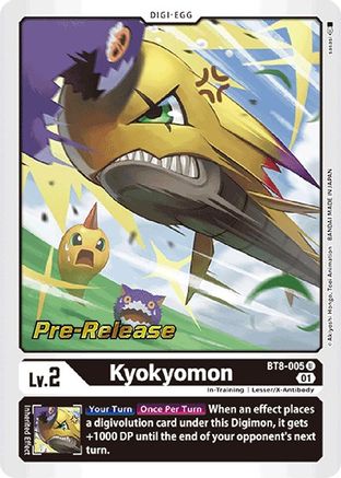 Kyokyomon (BT8-005) - New Awakening Pre-Release Cards Foil