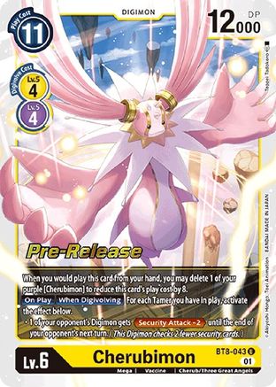 Cherubimon (BT8-043) - New Awakening Pre-Release Cards Foil