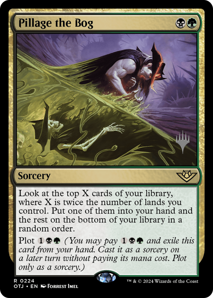 Pillage the Bog (PPOTJ-224) - Outlaws of Thunder Junction Promos Foil