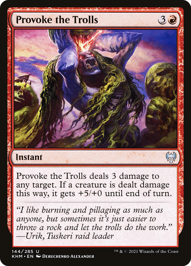 Provoke the Trolls (KHM-144) - Kaldheim Foil