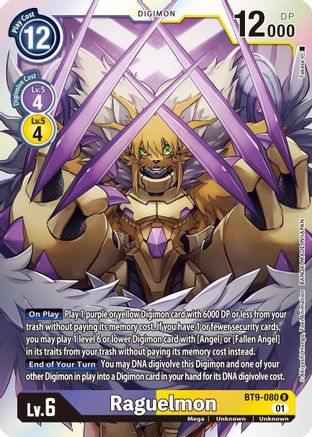 Raguelmon (BT9-080) - X Record Foil