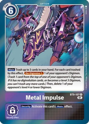 Metal Impulse (BT9-107) - X Record Foil