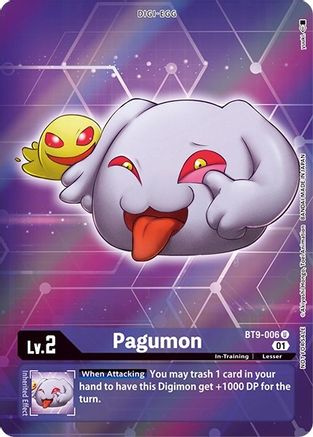 Pagumon (Box Topper) (BT9-006) - X Record Foil
