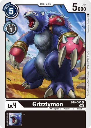 Grizzlymon (BT9-060) - X Record