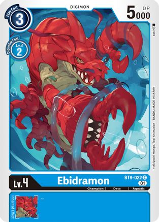 Ebidramon (BT9-022) - X Record