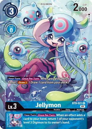 Jellymon (Alternate Art) (BT9-021) - X Record Foil