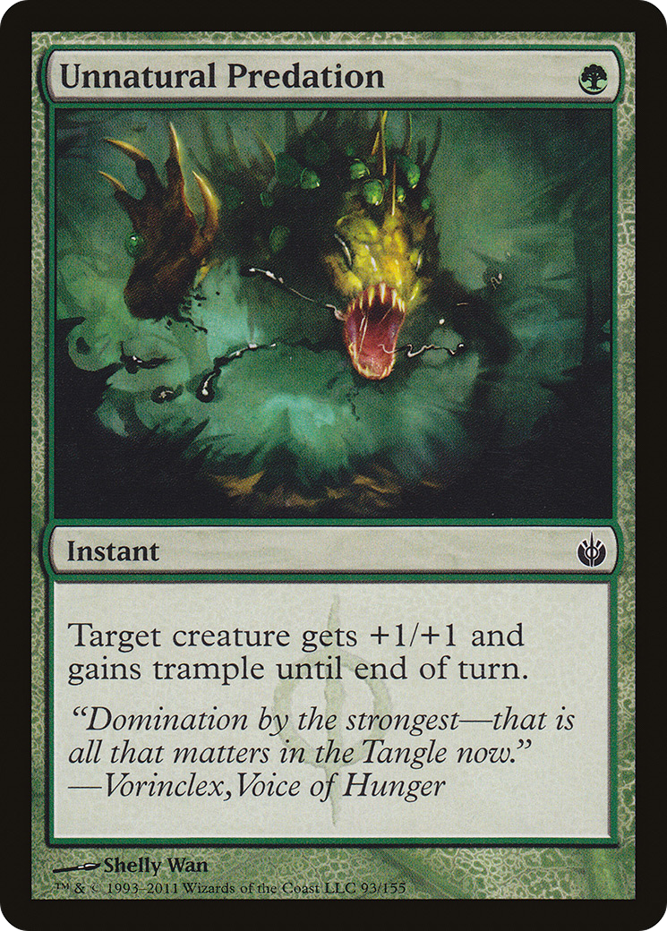 Unnatural Predation (MBS-093) - Mirrodin Besieged