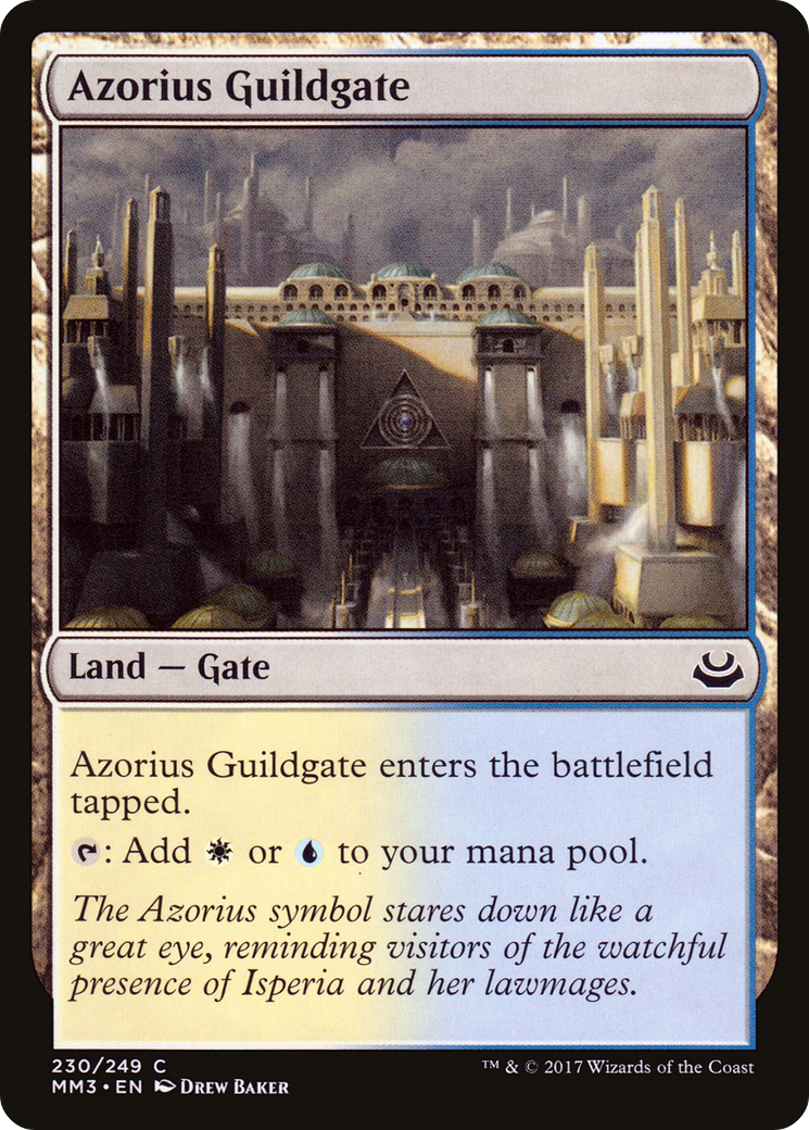 Azorius Guildgate (MM3-230) - Modern Masters 2017 Foil