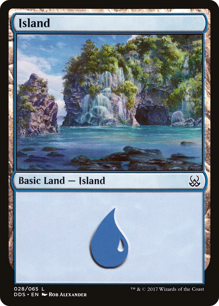 Island (028) (DDS-028) - Duel Decks: Mind vs. Might