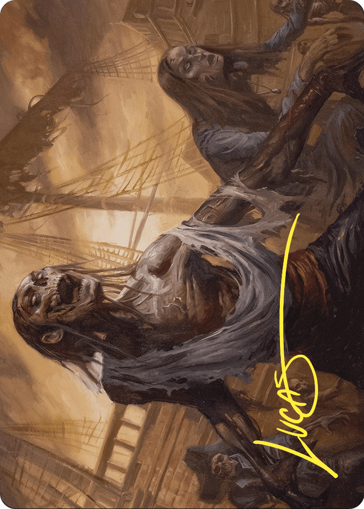 Rise from the Tides Art Card (Gold-Stamped Signature) (ASCMM-011) - Commander Masters Art Series (Borderless)